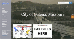 Desktop Screenshot of galenacityhall.org